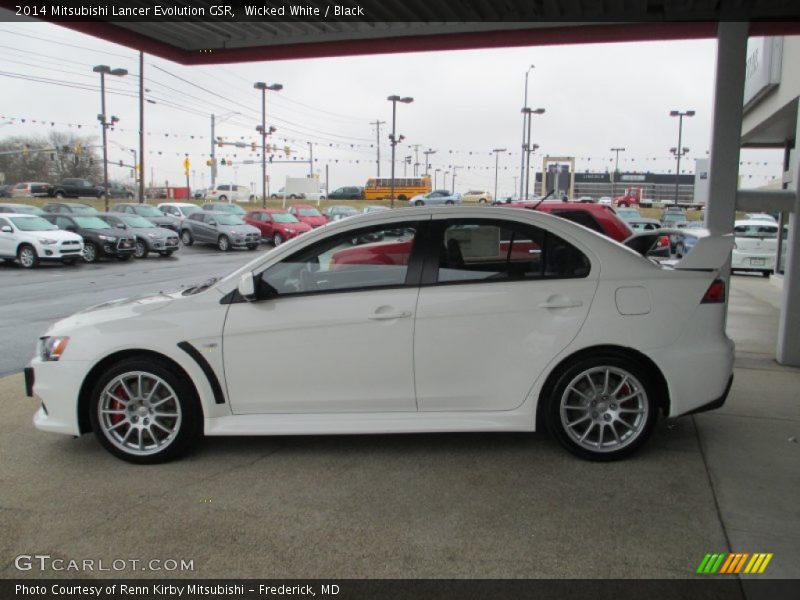  2014 Lancer Evolution GSR Wicked White