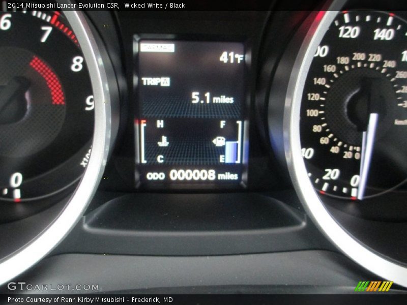 Wicked White / Black 2014 Mitsubishi Lancer Evolution GSR