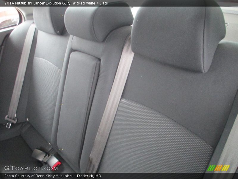 Wicked White / Black 2014 Mitsubishi Lancer Evolution GSR