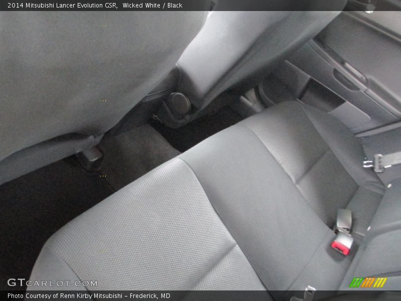 Wicked White / Black 2014 Mitsubishi Lancer Evolution GSR