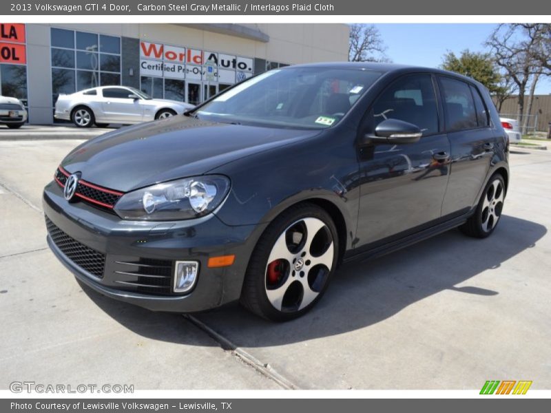 Carbon Steel Gray Metallic / Interlagos Plaid Cloth 2013 Volkswagen GTI 4 Door