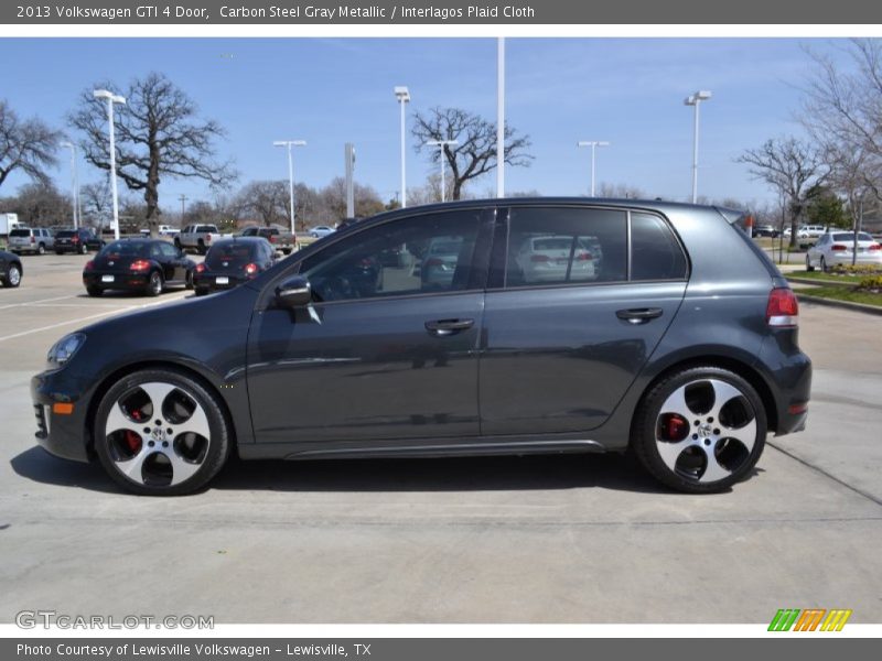 Carbon Steel Gray Metallic / Interlagos Plaid Cloth 2013 Volkswagen GTI 4 Door