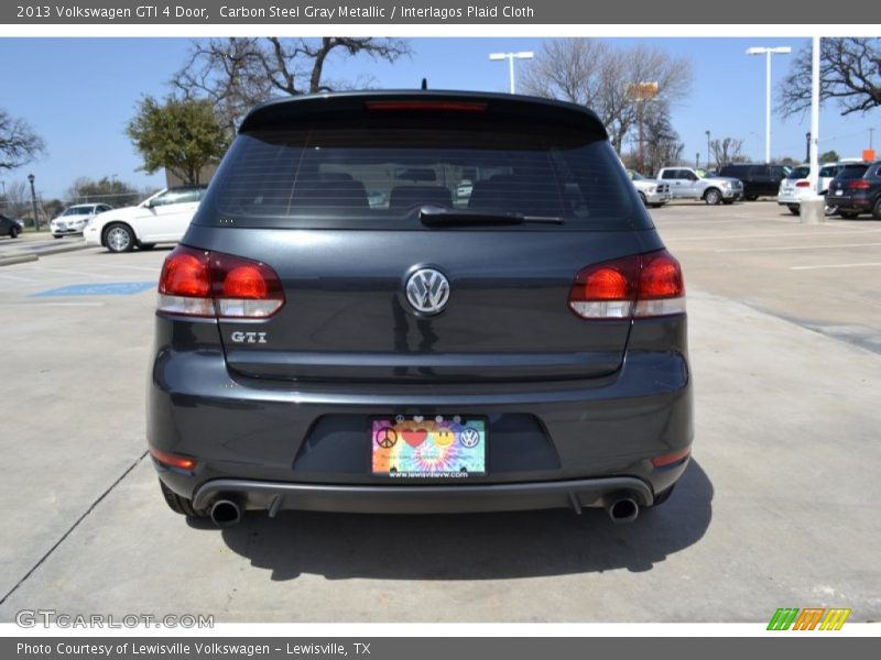 Carbon Steel Gray Metallic / Interlagos Plaid Cloth 2013 Volkswagen GTI 4 Door