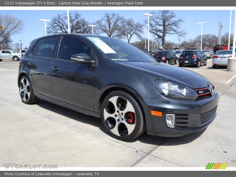 Carbon Steel Gray Metallic / Interlagos Plaid Cloth 2013 Volkswagen GTI 4 Door