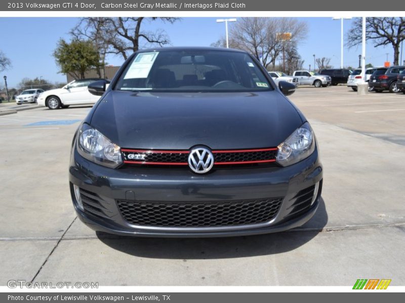 Carbon Steel Gray Metallic / Interlagos Plaid Cloth 2013 Volkswagen GTI 4 Door
