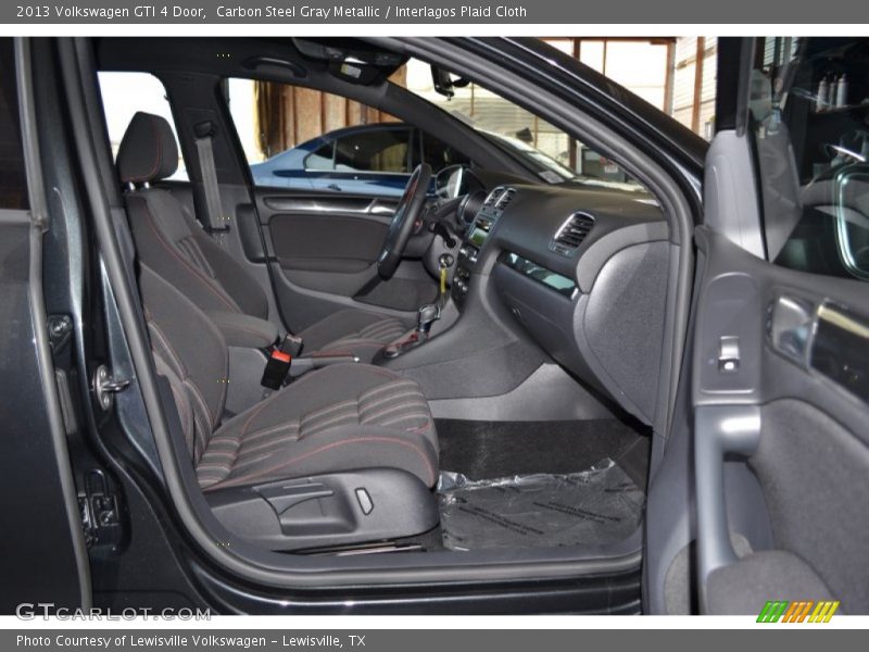 Carbon Steel Gray Metallic / Interlagos Plaid Cloth 2013 Volkswagen GTI 4 Door