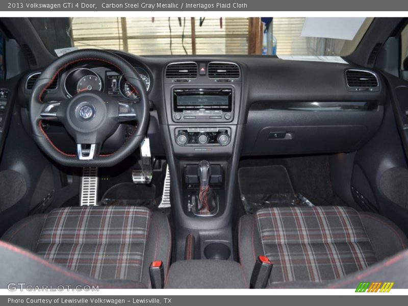 Carbon Steel Gray Metallic / Interlagos Plaid Cloth 2013 Volkswagen GTI 4 Door