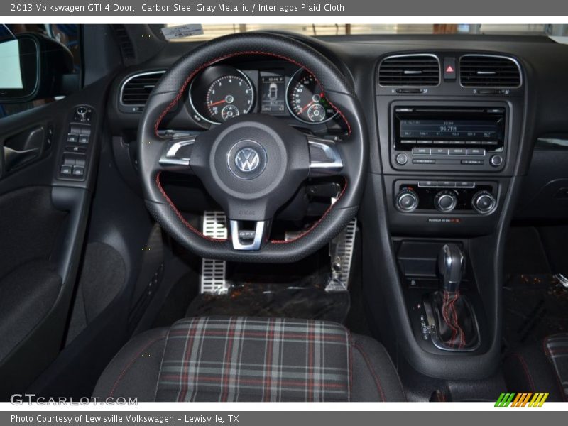 Carbon Steel Gray Metallic / Interlagos Plaid Cloth 2013 Volkswagen GTI 4 Door