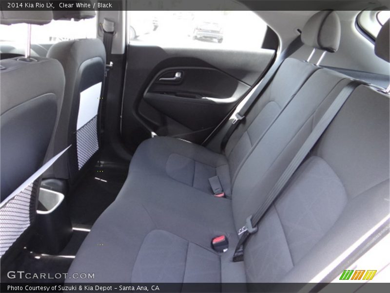 Rear Seat of 2014 Rio LX