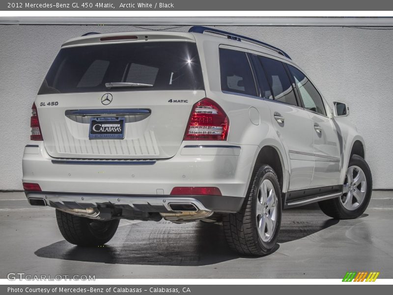 Arctic White / Black 2012 Mercedes-Benz GL 450 4Matic