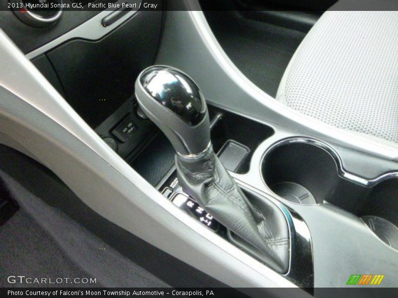Pacific Blue Pearl / Gray 2013 Hyundai Sonata GLS