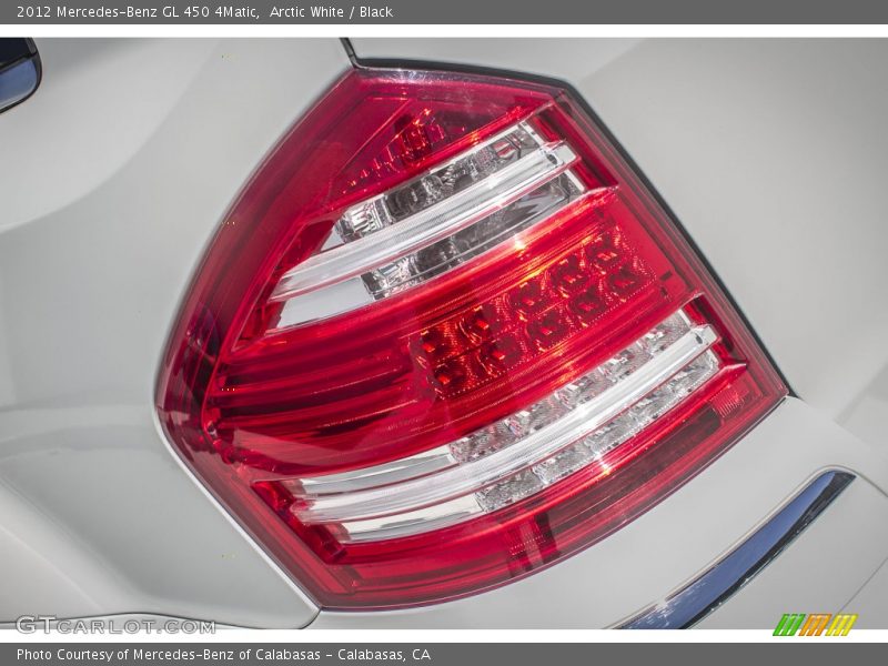 Arctic White / Black 2012 Mercedes-Benz GL 450 4Matic