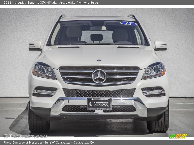 Arctic White / Almond Beige 2012 Mercedes-Benz ML 350 4Matic