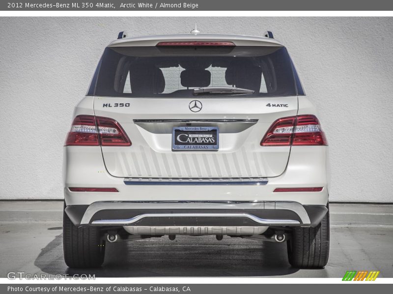 Arctic White / Almond Beige 2012 Mercedes-Benz ML 350 4Matic