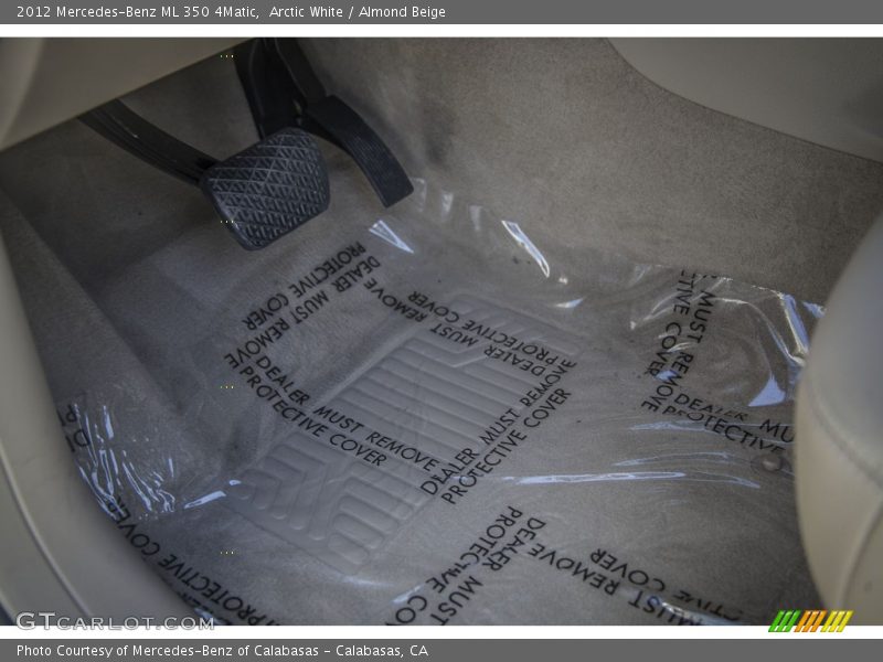 Arctic White / Almond Beige 2012 Mercedes-Benz ML 350 4Matic