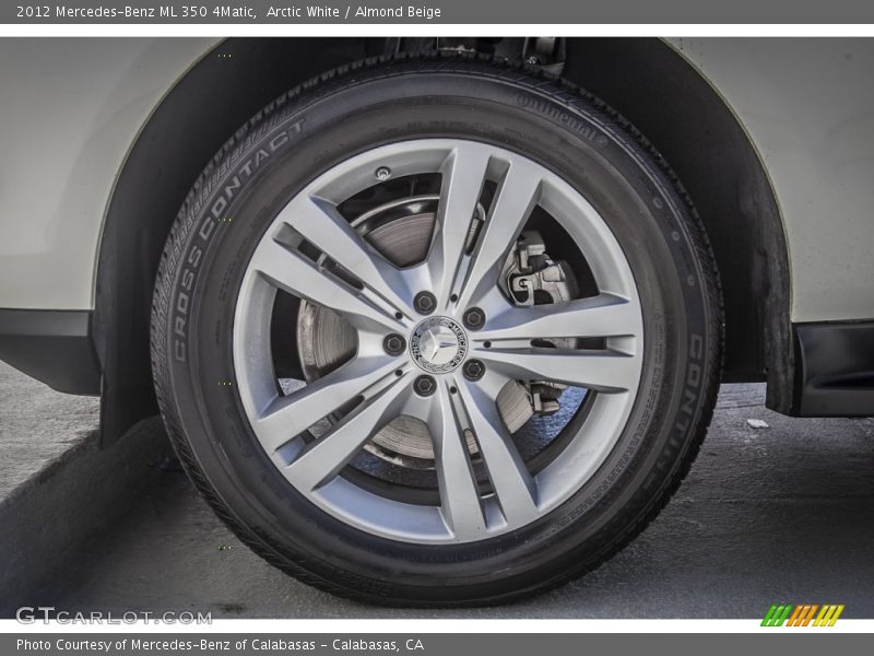Arctic White / Almond Beige 2012 Mercedes-Benz ML 350 4Matic