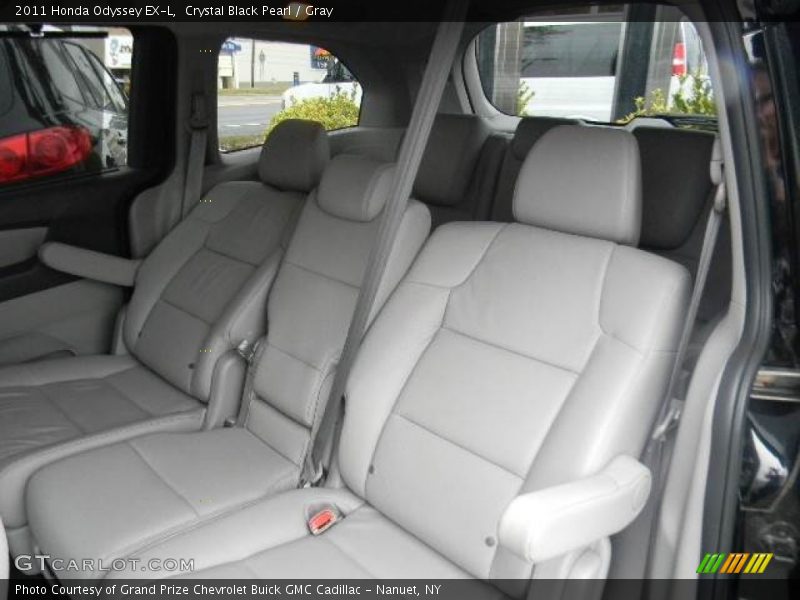 Crystal Black Pearl / Gray 2011 Honda Odyssey EX-L