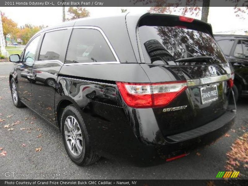 Crystal Black Pearl / Gray 2011 Honda Odyssey EX-L