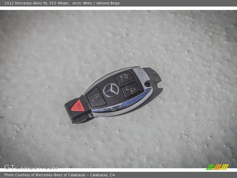 Arctic White / Almond Beige 2012 Mercedes-Benz ML 350 4Matic