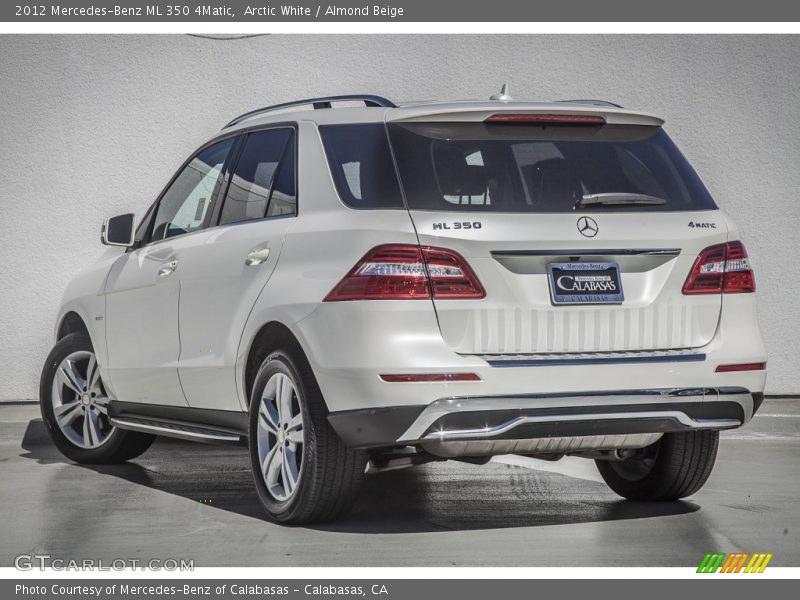 Arctic White / Almond Beige 2012 Mercedes-Benz ML 350 4Matic