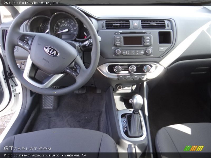 Dashboard of 2014 Rio LX