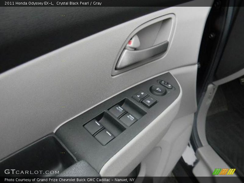 Crystal Black Pearl / Gray 2011 Honda Odyssey EX-L