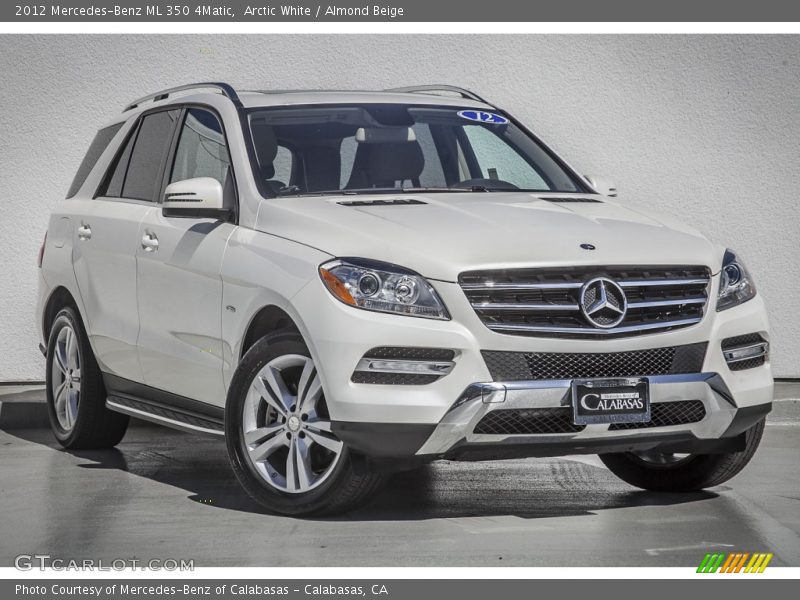 Arctic White / Almond Beige 2012 Mercedes-Benz ML 350 4Matic