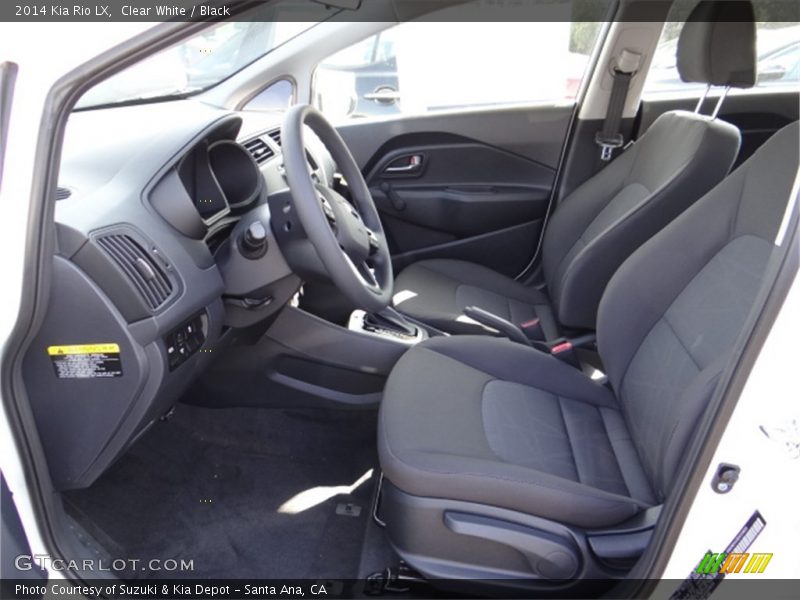  2014 Rio LX Black Interior