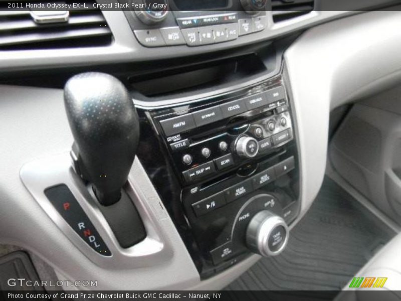 Crystal Black Pearl / Gray 2011 Honda Odyssey EX-L