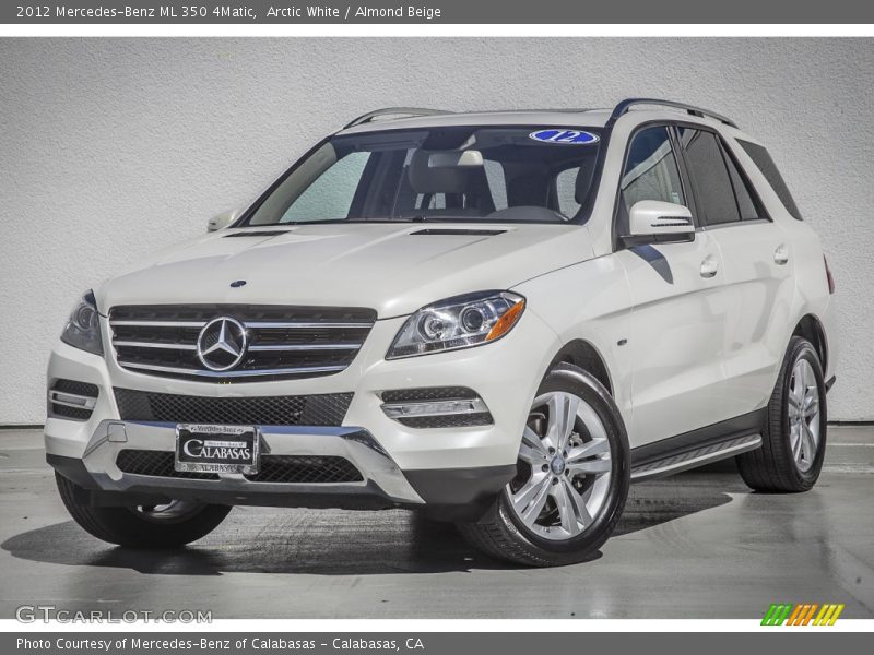 Arctic White / Almond Beige 2012 Mercedes-Benz ML 350 4Matic