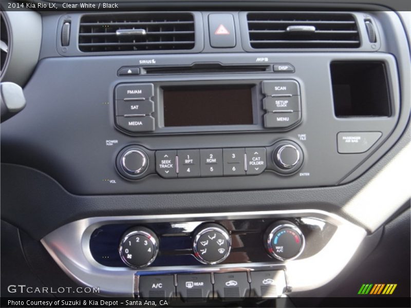 Controls of 2014 Rio LX