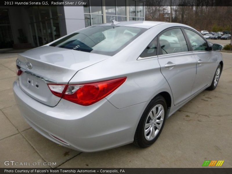 Radiant Silver / Gray 2013 Hyundai Sonata GLS