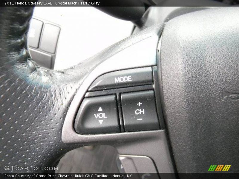 Crystal Black Pearl / Gray 2011 Honda Odyssey EX-L