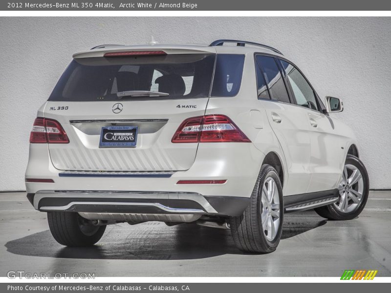 Arctic White / Almond Beige 2012 Mercedes-Benz ML 350 4Matic