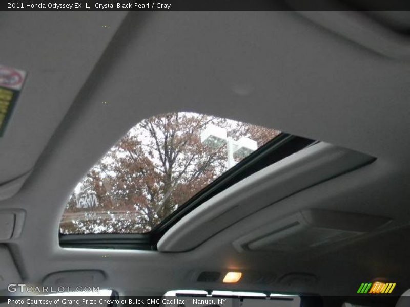 Crystal Black Pearl / Gray 2011 Honda Odyssey EX-L