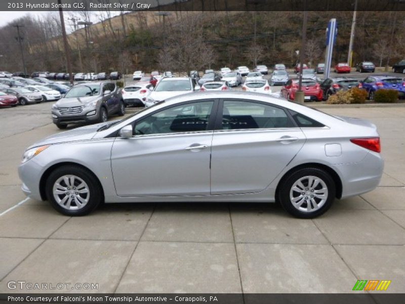 Radiant Silver / Gray 2013 Hyundai Sonata GLS