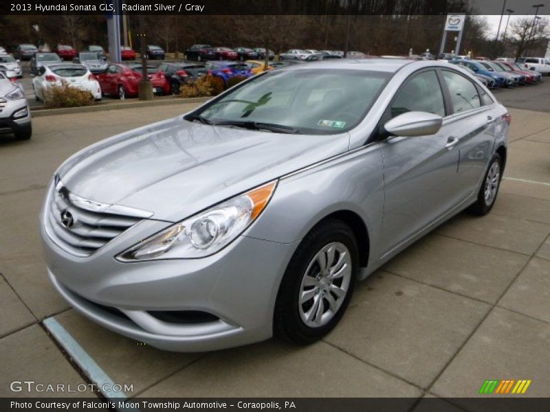 Radiant Silver / Gray 2013 Hyundai Sonata GLS