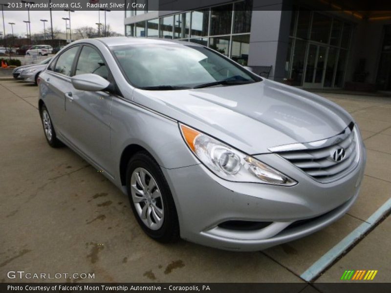 Radiant Silver / Gray 2013 Hyundai Sonata GLS