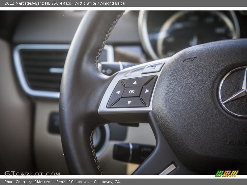 Arctic White / Almond Beige 2012 Mercedes-Benz ML 350 4Matic