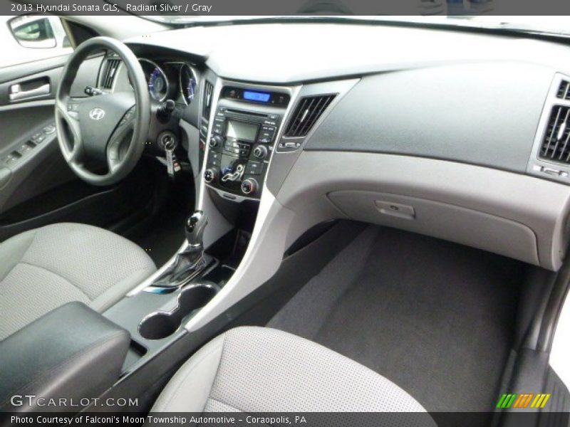 Radiant Silver / Gray 2013 Hyundai Sonata GLS