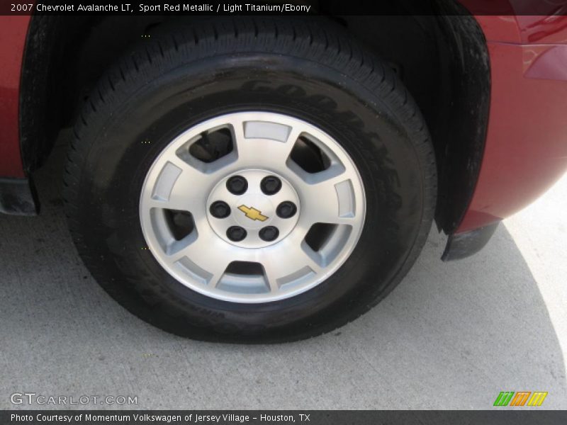 Sport Red Metallic / Light Titanium/Ebony 2007 Chevrolet Avalanche LT