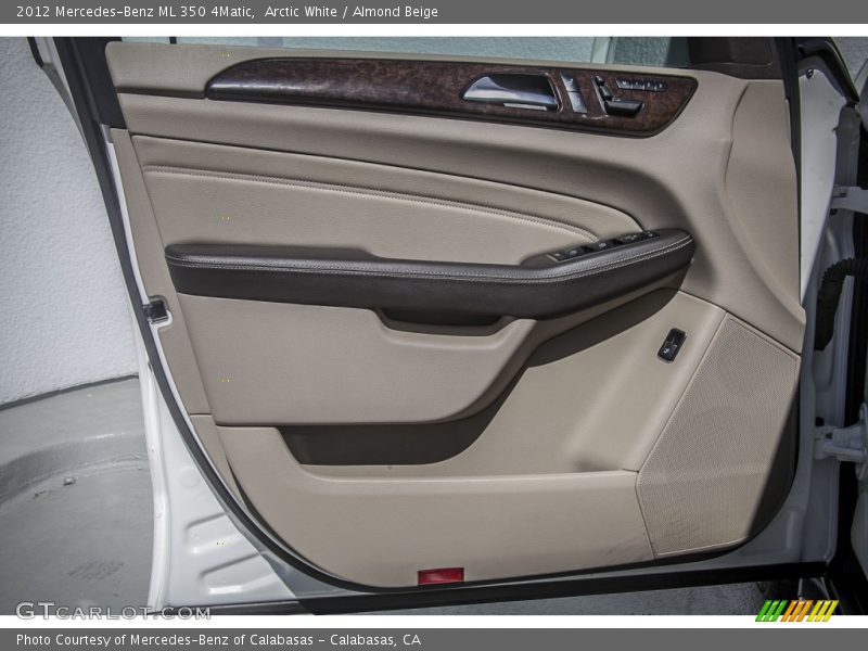 Arctic White / Almond Beige 2012 Mercedes-Benz ML 350 4Matic