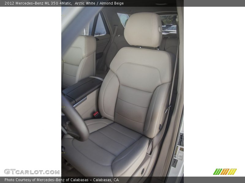 Arctic White / Almond Beige 2012 Mercedes-Benz ML 350 4Matic