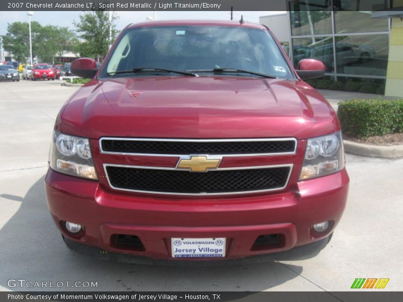 Sport Red Metallic / Light Titanium/Ebony 2007 Chevrolet Avalanche LT
