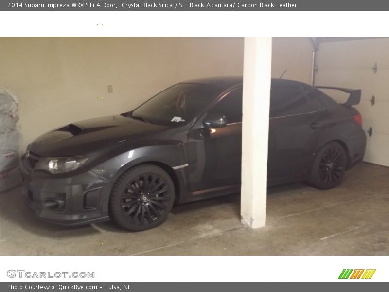 Crystal Black Silica / STI Black Alcantara/ Carbon Black Leather 2014 Subaru Impreza WRX STi 4 Door