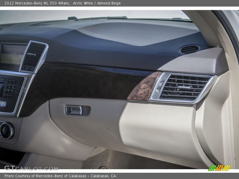 Arctic White / Almond Beige 2012 Mercedes-Benz ML 350 4Matic