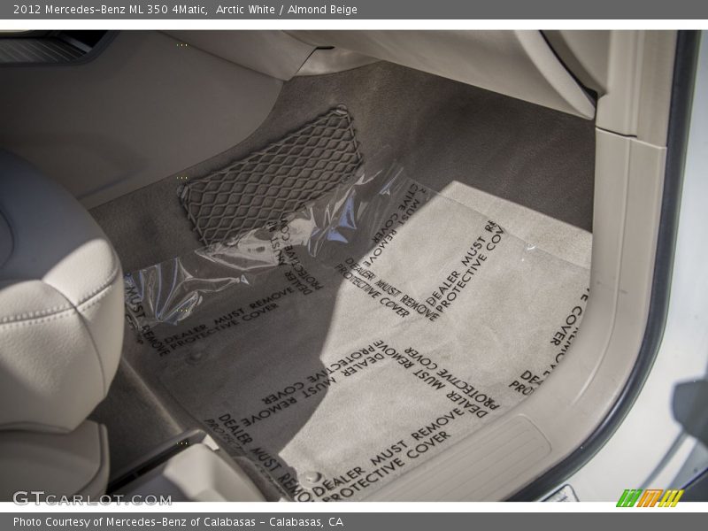 Arctic White / Almond Beige 2012 Mercedes-Benz ML 350 4Matic