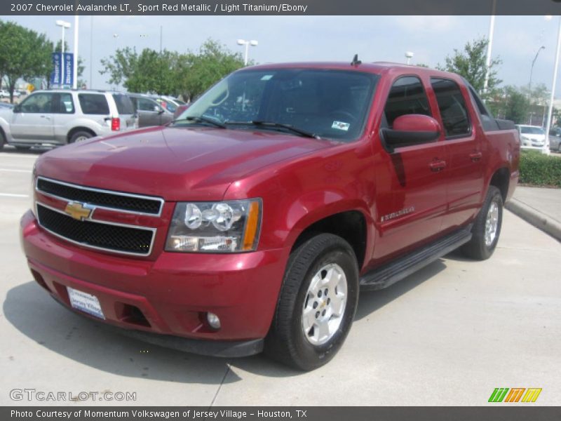Sport Red Metallic / Light Titanium/Ebony 2007 Chevrolet Avalanche LT