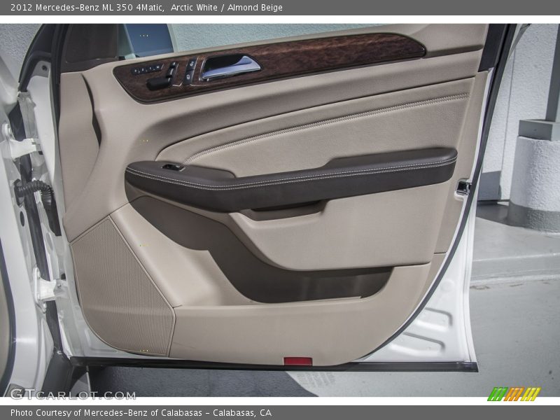 Arctic White / Almond Beige 2012 Mercedes-Benz ML 350 4Matic
