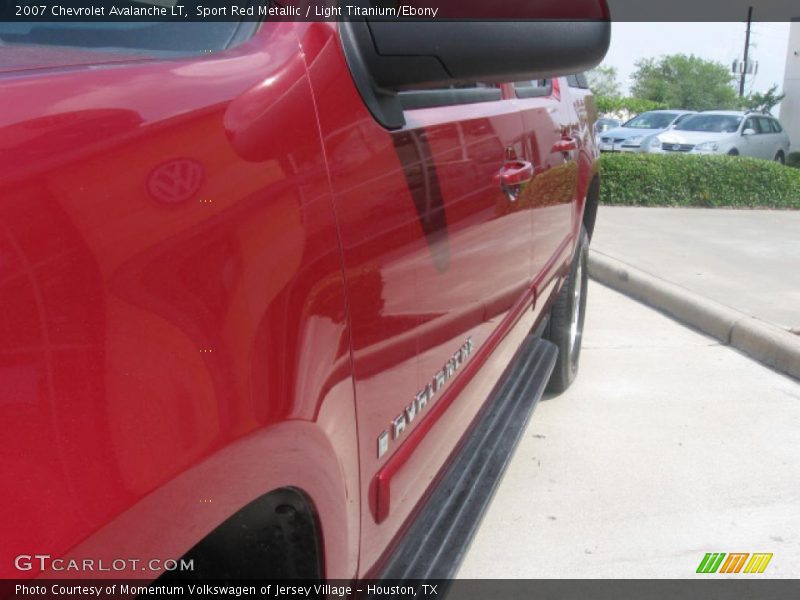 Sport Red Metallic / Light Titanium/Ebony 2007 Chevrolet Avalanche LT
